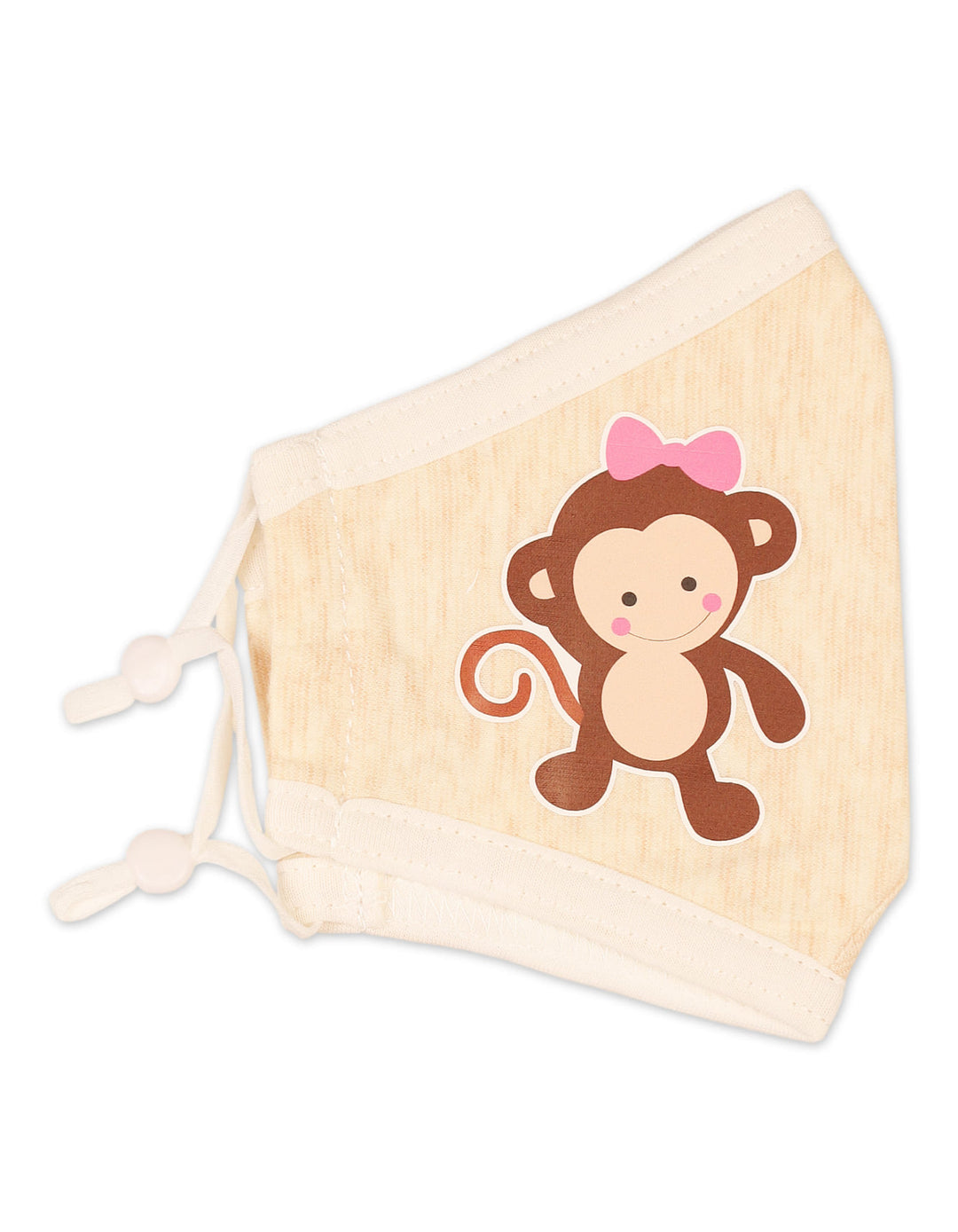 Toddler Girls Reusable Face Mask Monkey at Zubaidas