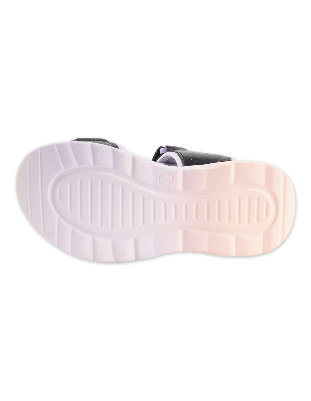 Toddler Girls Sandals Adjustable Strap Black and Lavender at Zubaidas Best Online Baby and Kids Store in  Pakistan