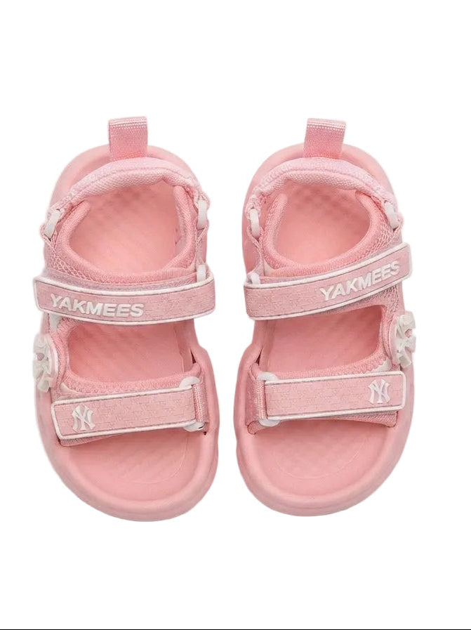 Toddler Girls Sandals Adjustable Straps Pink at Zubaidas