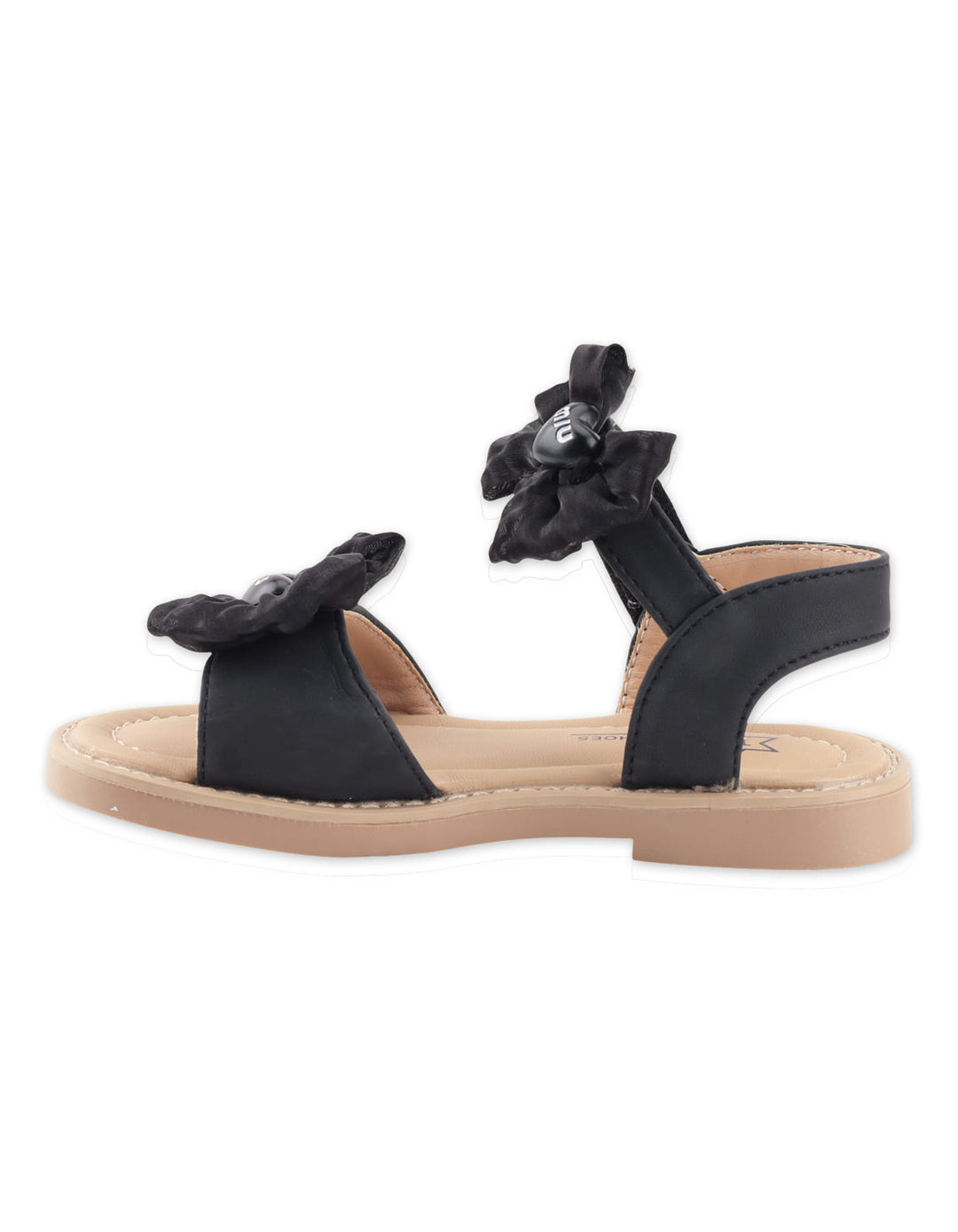 Toddler Girls Sandals Bow Accent Black at Zubaidas Best Online Baby and Kids Store in Pakistan