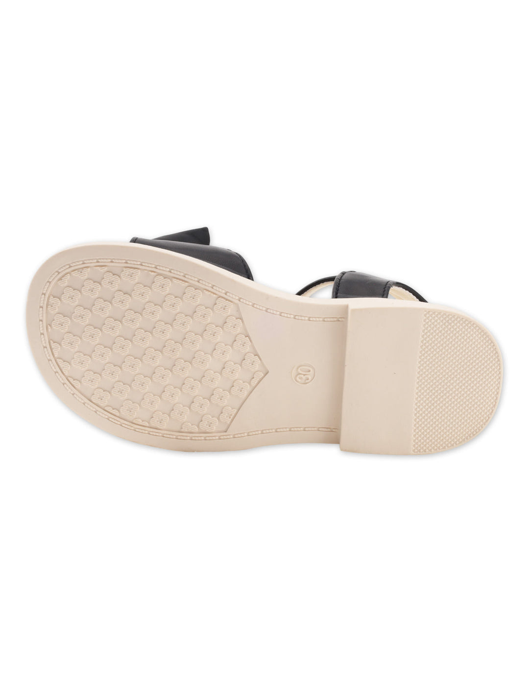 Toddler Girls Sandals Elegant Bow Black and Beige at Zubaidas Best Online Baby and Kids Store in Pakistan