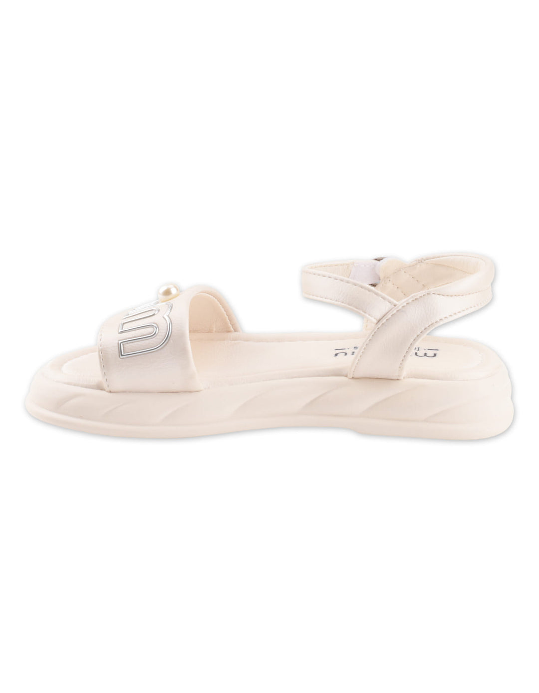 Toddler Girls Sandals Pearl Cream at Zubaidas Online Pakistan