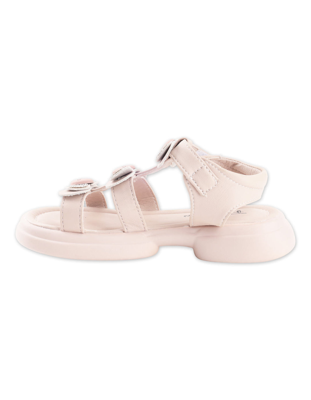 Toddler Girls Sandals Triple Bow Pink at Zubaidas Official Pakistan