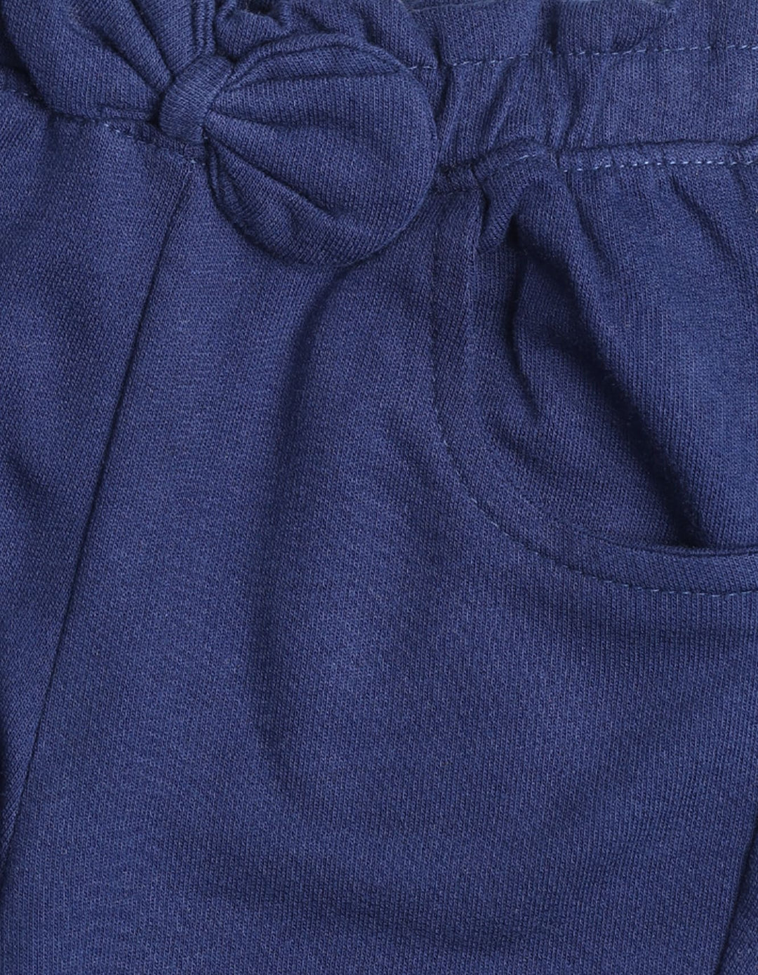 Toddler Girls Trousers Bambies Front Bow Navy Blue at Zubaidas Pakistan