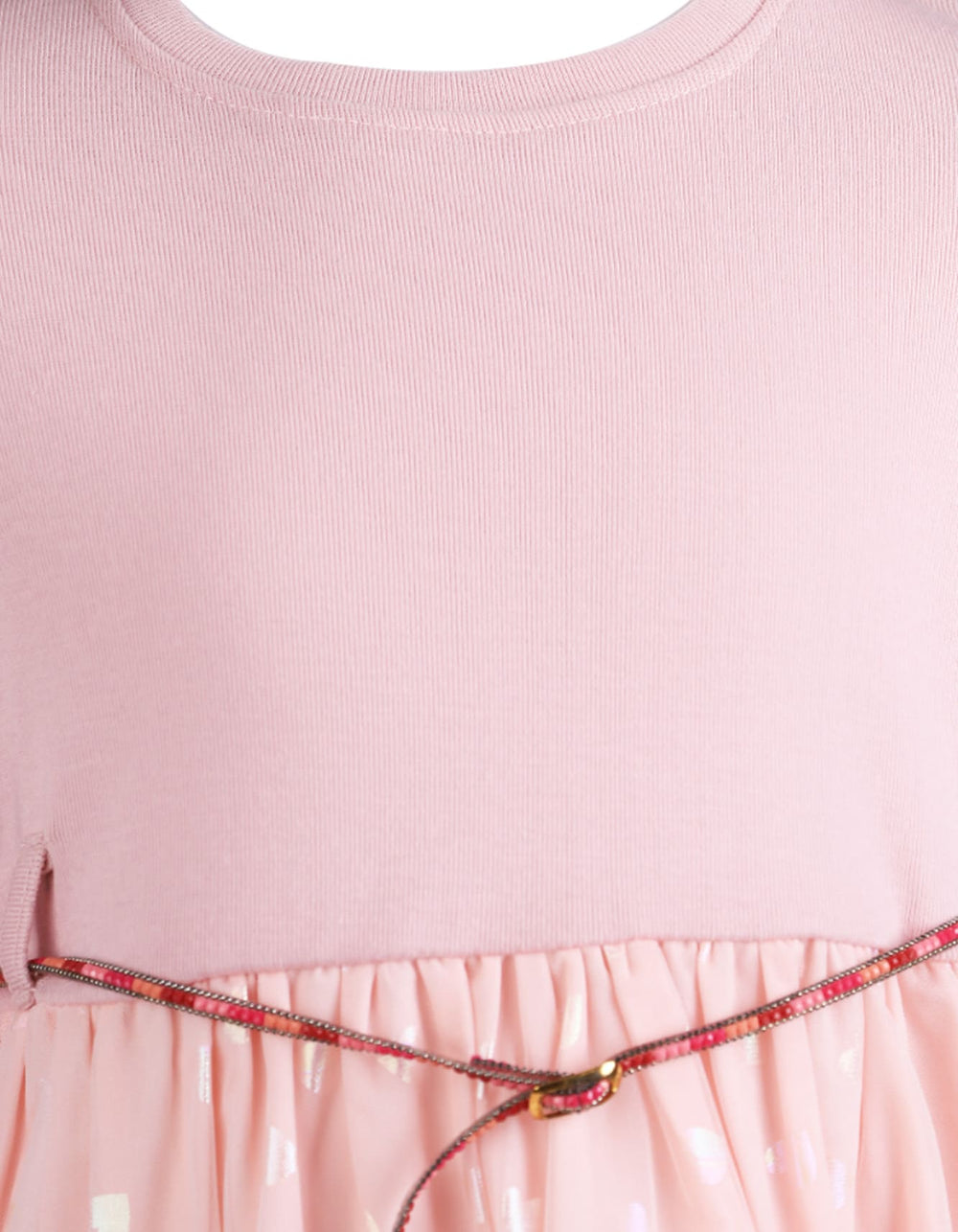 Toddler Girls Winter Clothes Bambies Heart Mesh Light Peach at Zubaidas Pakistan