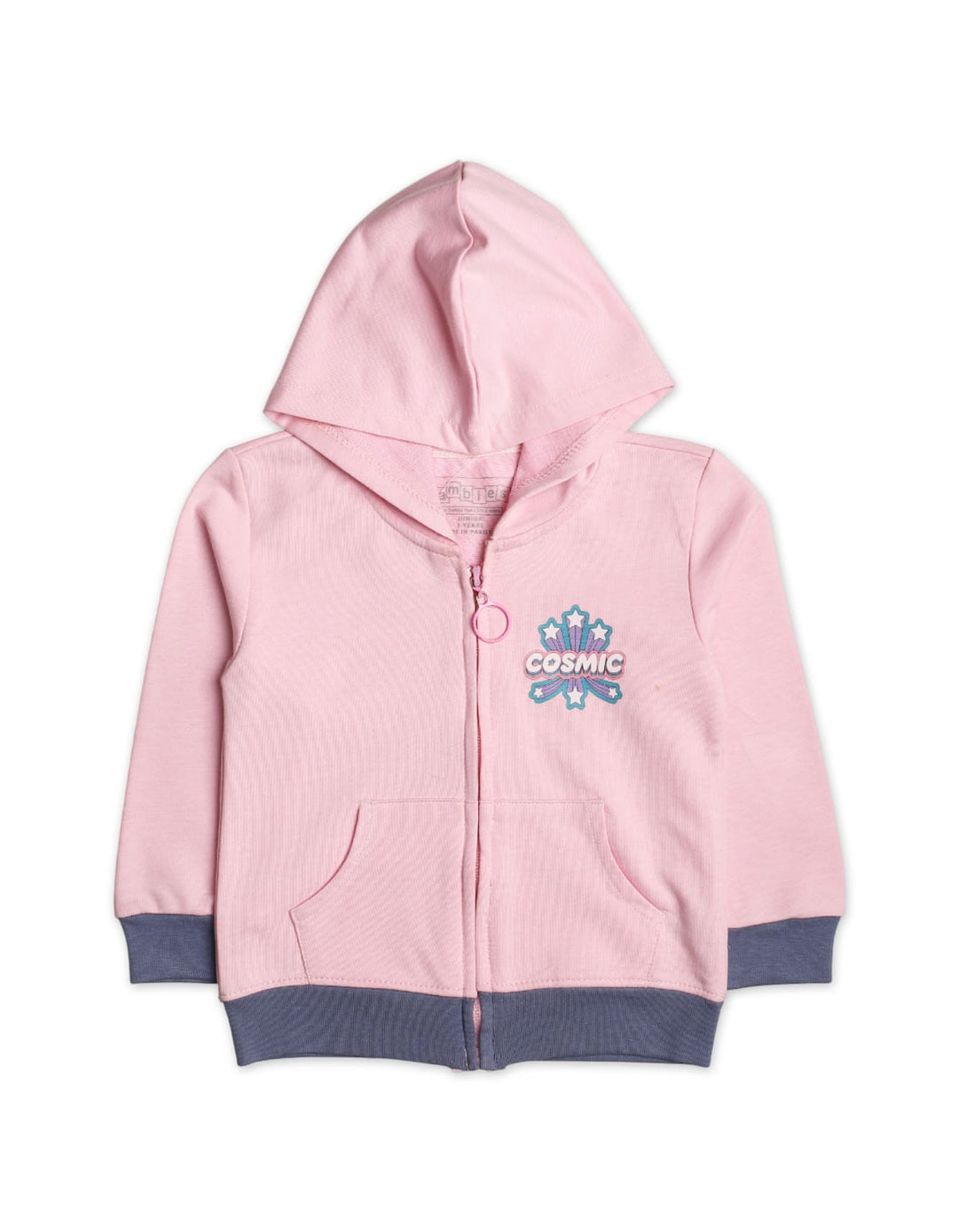 Toddler Girls Winter Jackets Bambies Hooded Cosmic Pink at Zubaidas