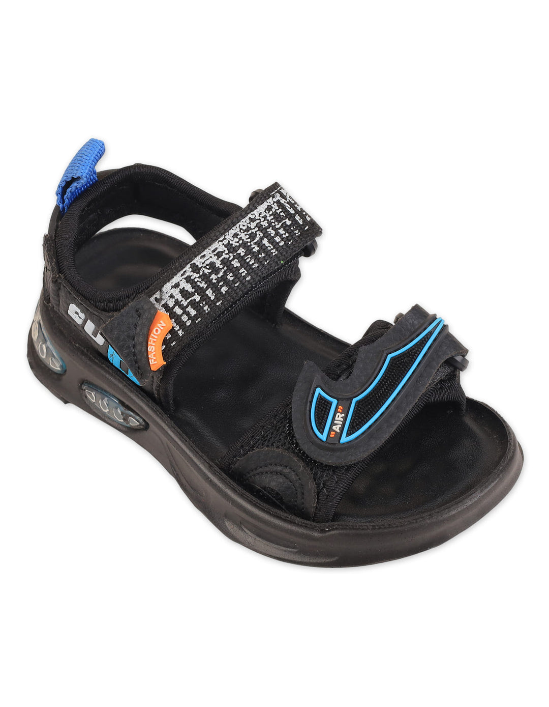 Toddlers Boys Turbo Air Sports Sandals Blue and Black at Zubaidas Official Pakistan