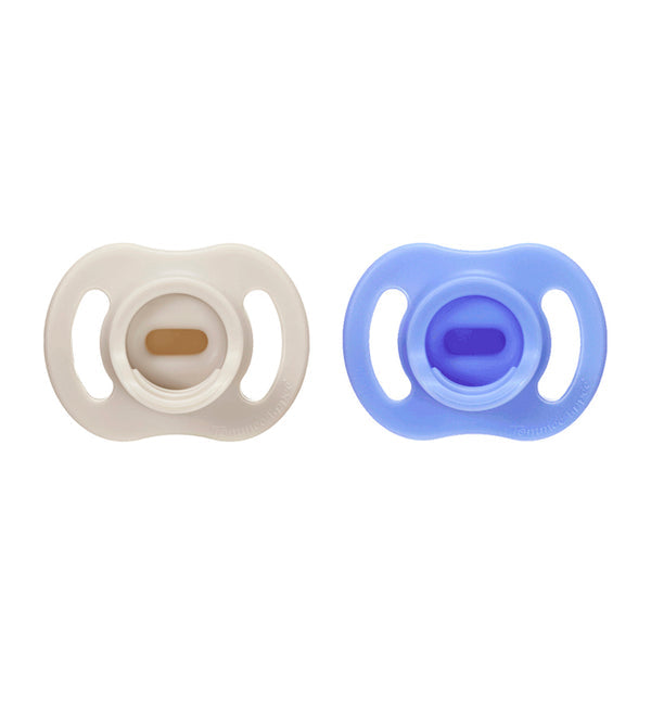 Tommee Tippee Baby Boy Ultra Light Silicone Soother 6-18M Pack of 2 TT 458813 at Zubaidas