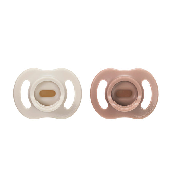 Tommee Tippee Baby Girl Ultra Light Silicone Soother 6-18M Pack of 2 TT 458812 at Zubaidas
