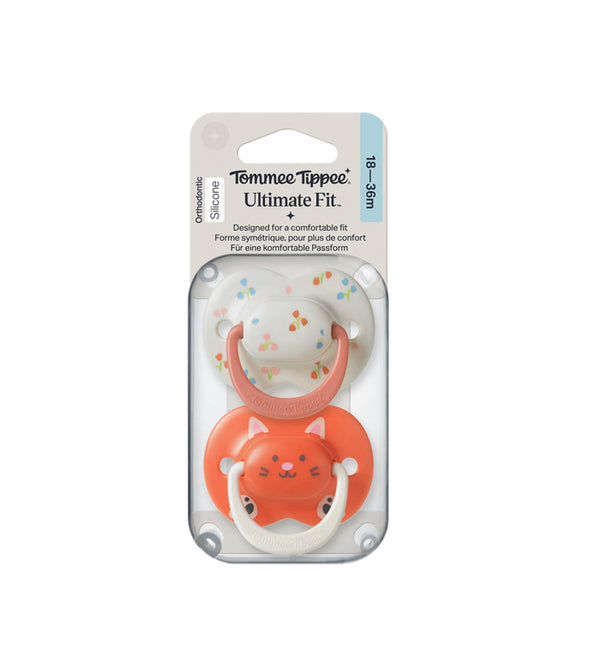 Tommee Tippee Decorated Ultimate Fit Latex Soother 18-36M Pack Of 2 TT 458808 at Zubaidas Official Pakistan