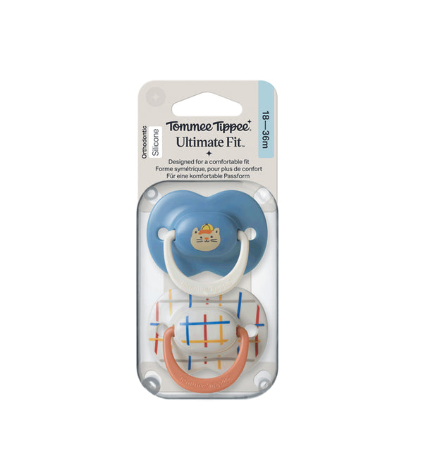 Tommee Tippee Decorated Ultimate Fit Latex Soother 18-36M Pack Of 2 TT 458809 at Zubaidas Official Pakistan
