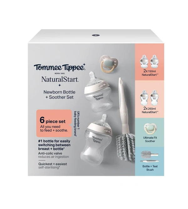 Tommee Tippee Natural Start Newborn Feeding Bottle Set TT 427018 at Zubaidas Official Pakistan