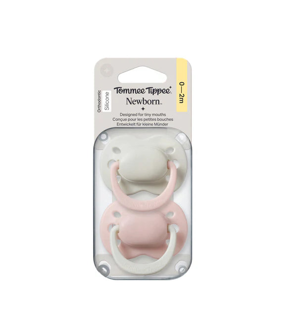 Tommee Tippee Newborn Girl Silicone Soother 0-2M Pack of 2 TT 458818 at Zubaidas Official Pakistan
