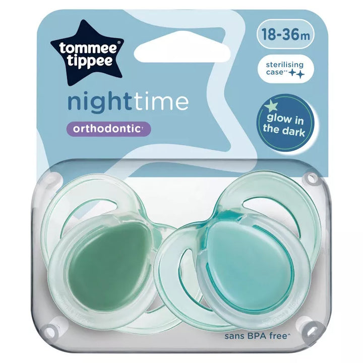 Tommee Tippee Night Time Soother 2-PK 18-36M TT 433400 at Zubaidas Online Pakistan