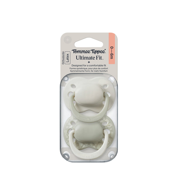 Tommee Tippee Ultimate Fit Latex Soother 0-6M Pack Of 2 TT 458804 at Zubaidas Online Pakistan