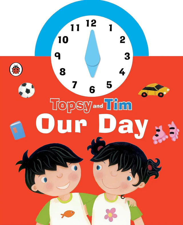 Topsy and Tim: Our Day Clock Board Books at Zubaidas