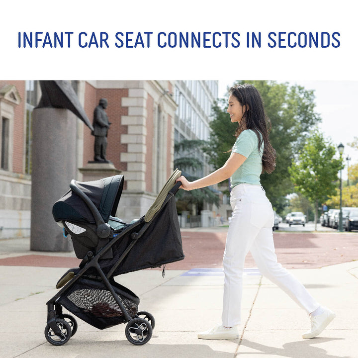 Travel System Graco Myavo Midnight witn Rain Cover GT2107AAMDN000 at Zubaidas Babyshop Pakistan