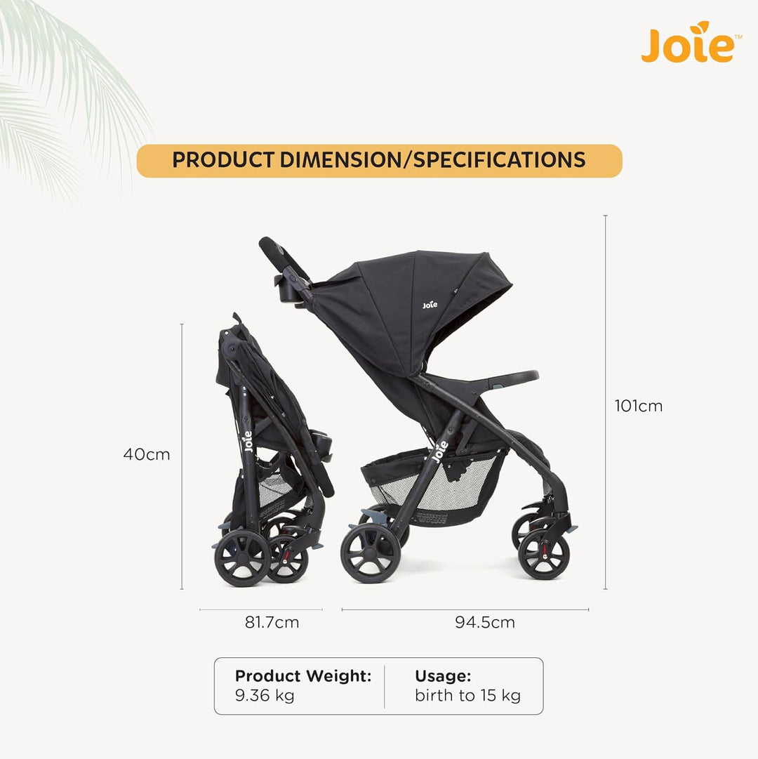 Travel System Joie Muze LX with i-Juva Coal T1035ECCOL000 at Zubaidas Babyshop Pakistan