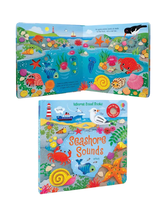 Usborne Seashore Sounds Children's Board Book at Zubaidas