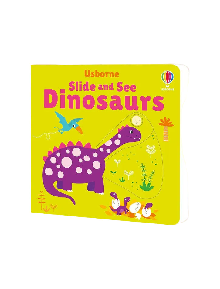 Usborne Slide and See Dinosaurs Children's Book at Zubaidas