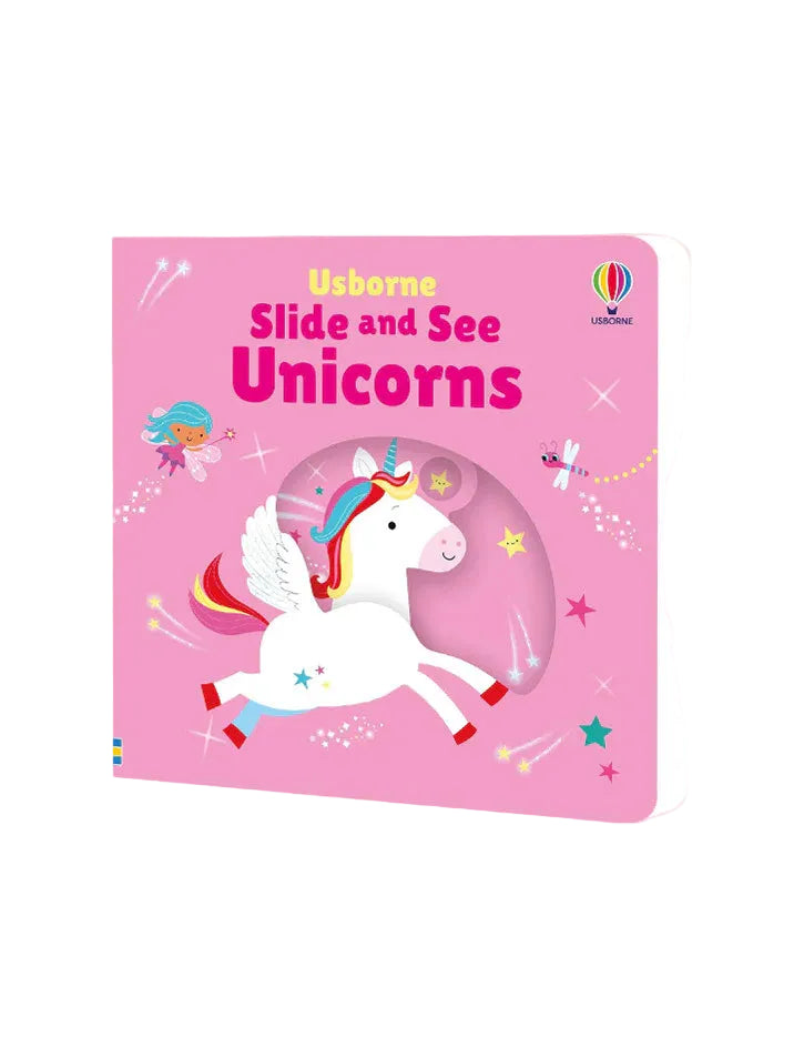Usborne Slide and See Unicorns Children's Book at Zubaidas