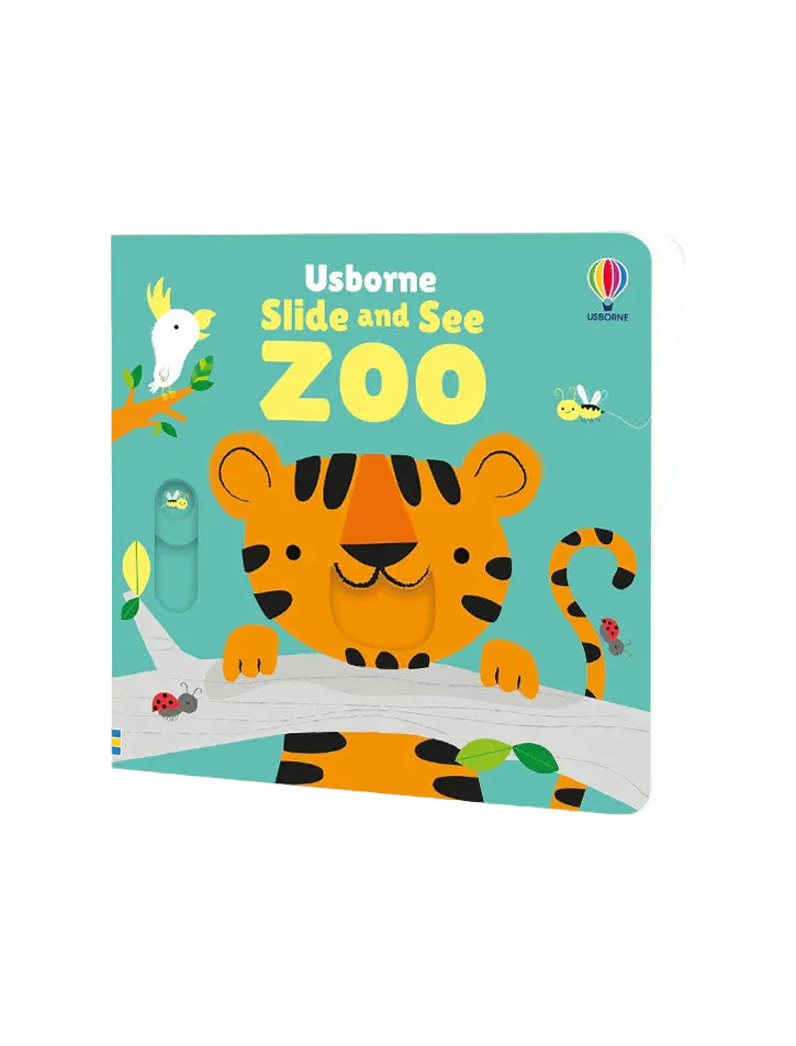 Usborne Slide and See Zoo Children's Book at Zubaidas