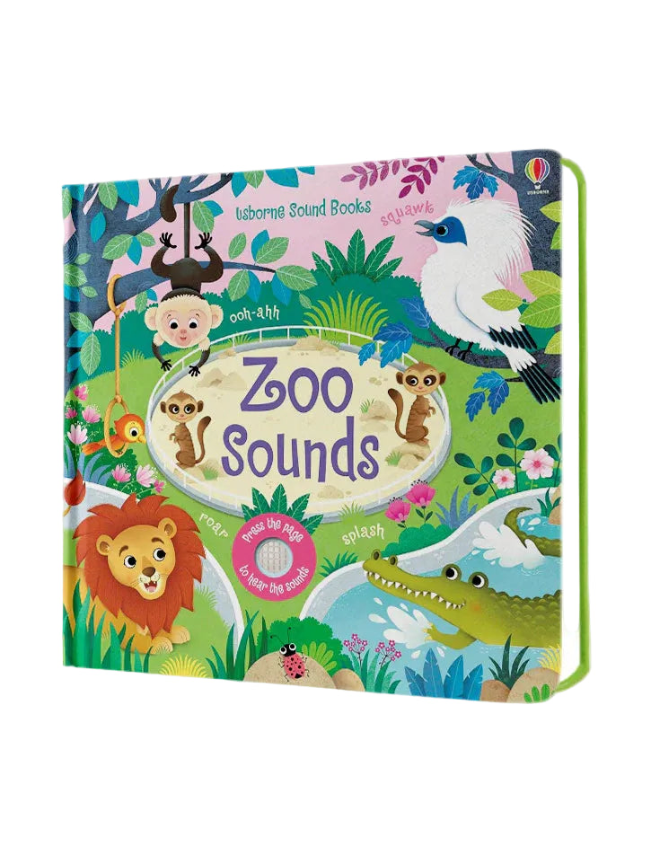 Usborne Zoo Sounds Children's Board Book at Zubaidas