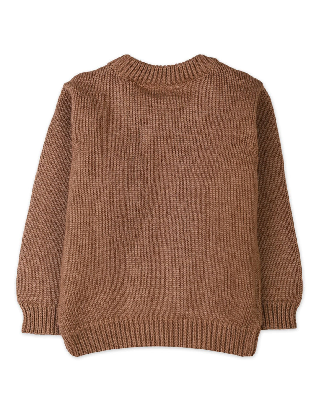 Warm Baby Boys Winter Pullovers Bambies Cable Knit Light Brown at Zubaidas Offical Pakistan