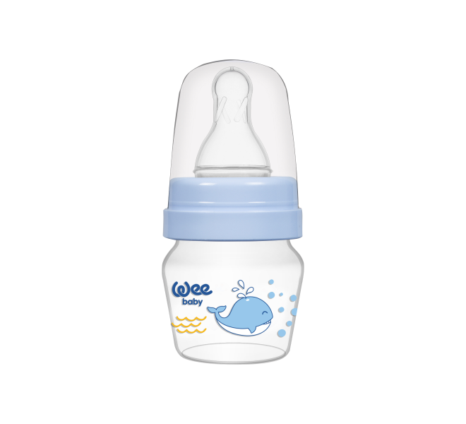 Wee Baby 2-in-1 Mini PP Training Cup Set 30ml Blue at Zubaidas