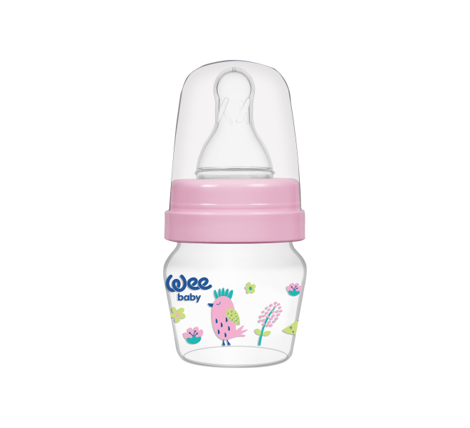 Wee Baby 2-in-1 Mini PP Training Cup Set 30ml Pink at Zubaidas