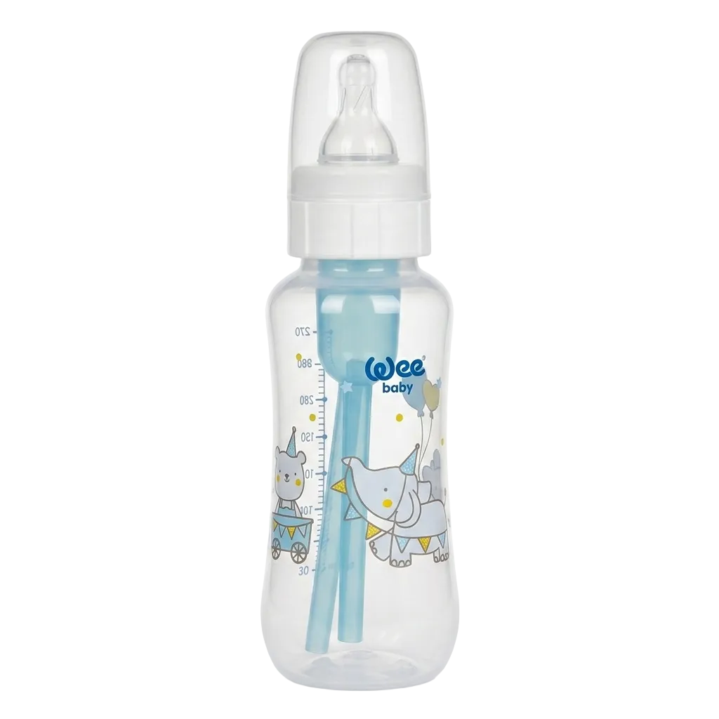 Wee Baby Anti-colic PP Feeding Bottle 240ml 0-6Month Festive Elephant at Zubaidas