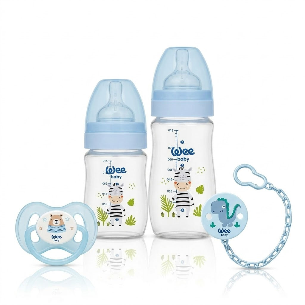 Wee Baby Boy Newborn Gift Set Little Dino Blue at Zubaidas