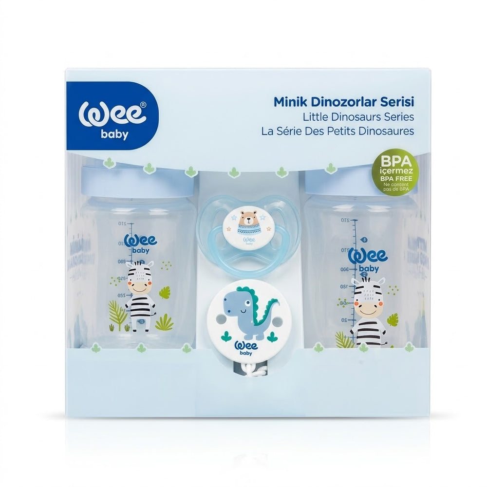 Wee Baby Boy Newborn Gift Set Little Dino Blue at Zubaidas