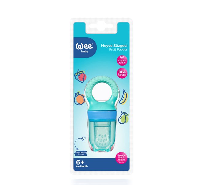 Wee Baby Fruit Strainer with Easy Grip Handle Blue at Zubaidas Online Pakistan