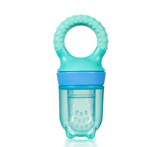 Wee Baby Fruit Strainer with Easy Grip Handle Blue at Zubaidas