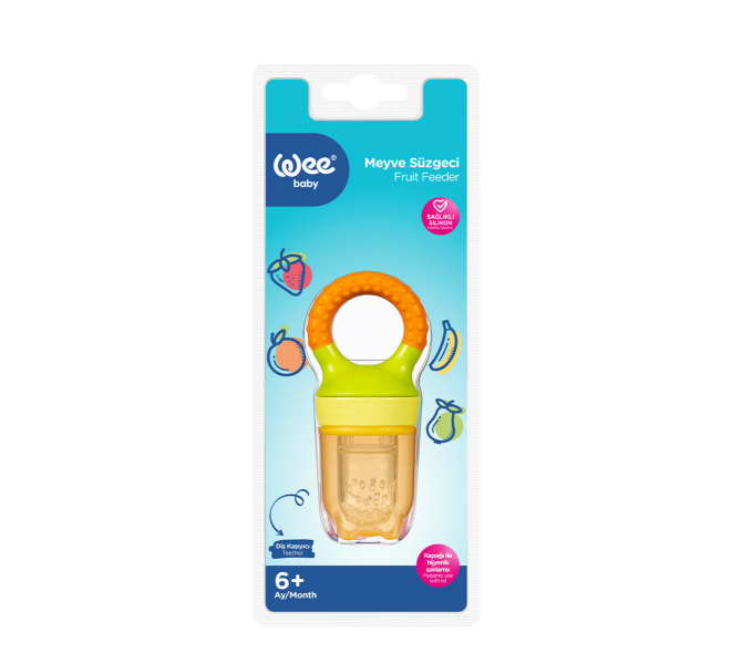 Wee Baby Fruit Strainer with Easy Grip Handle Orange at Zubaidas Official Pakistan