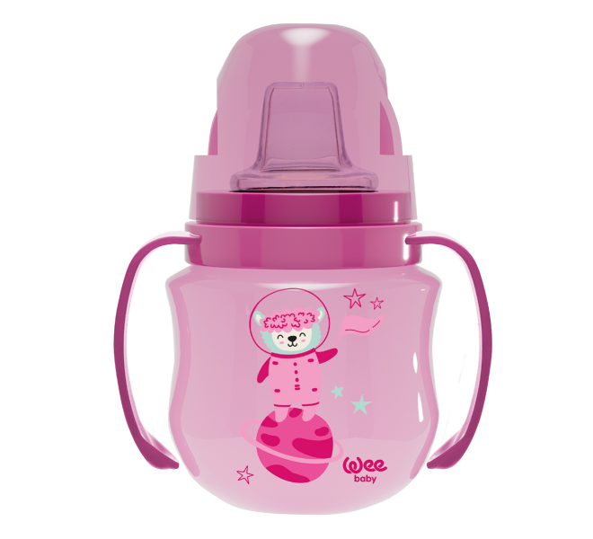 Wee Baby Galaxy Non-Spill Training Cup 125ml Pink at Zubaidas