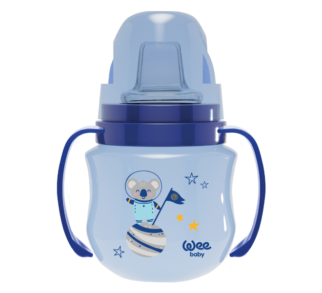 Wee Baby Galaxy Non-Spill Training Cup 125ml Blue at Zubaidas