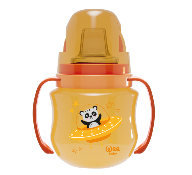 Wee Baby Galaxy Non-Spill Training Cup 125ml Orange at Zubaidas