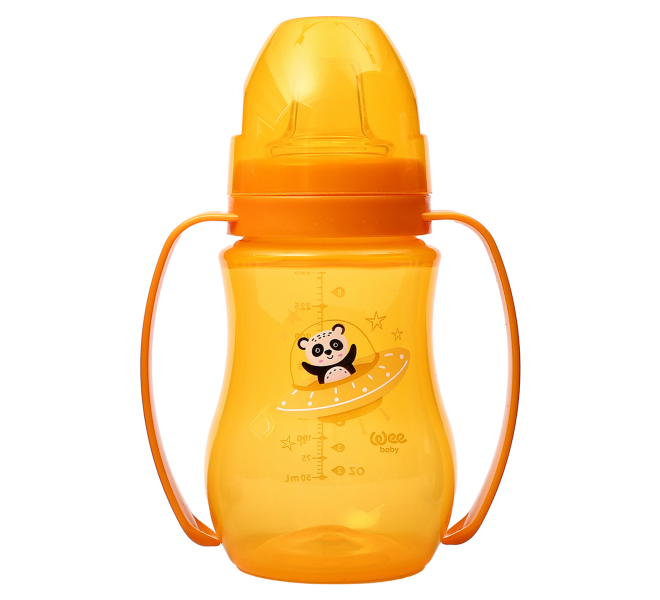 Wee Baby Galaxy Non-Spill Training Cup 250ml Orange at Zubaidas