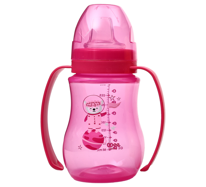Wee Baby Galaxy Non-Spill Training Cup 250ml Pink at Zubaidas