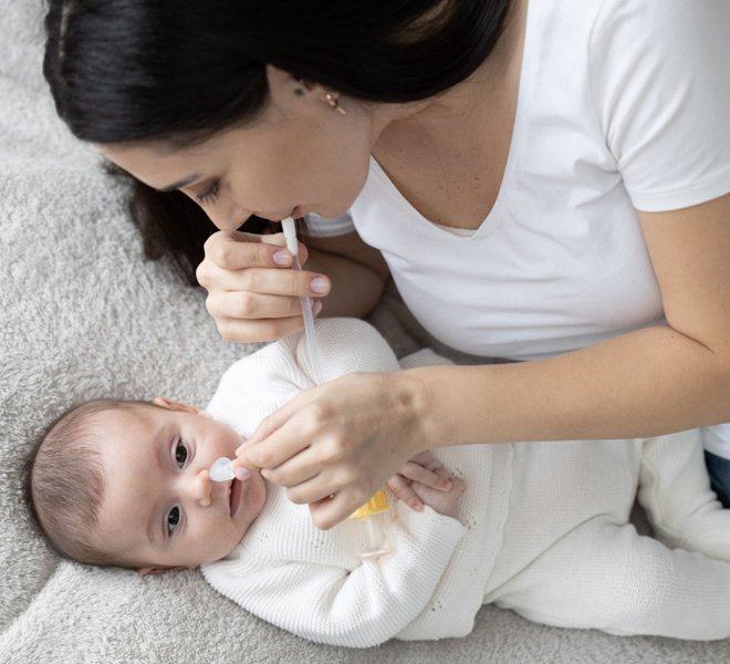 Wee Baby Nasal Aspirator with Container at Zubaidas Best Online Baby and Kids Store in Pakistan