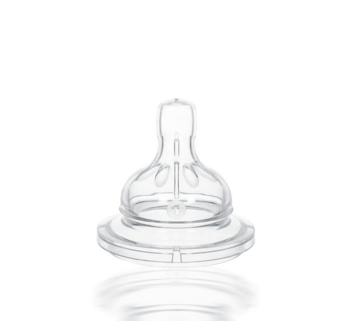 Wee Baby Wide Mouth Bottle Nipple 0-6Month No 1 at Zubaidas