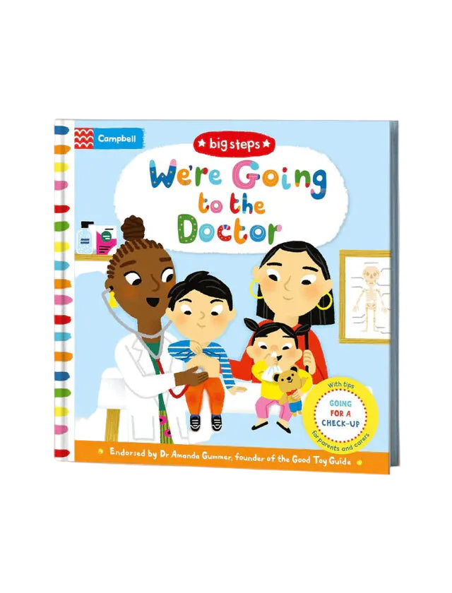 We're Going To The Doctor Board Book at Zubaidas