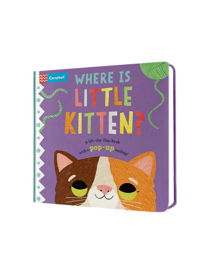 Where is Little Kitten? The Lift-The-Flap with a Pop-Up Ending! Board Book at Zubaidas