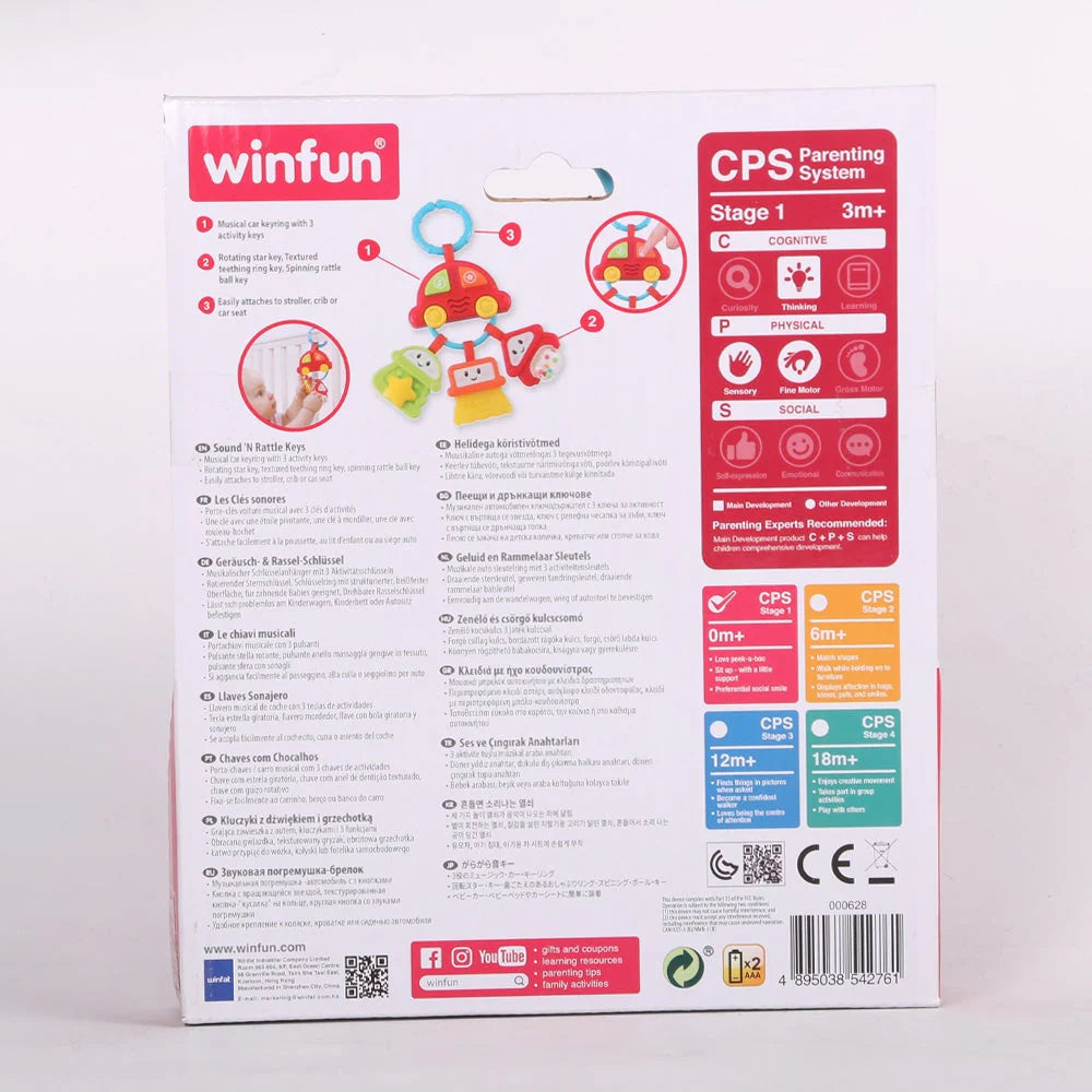 Winfun Sound and Rattle Keys at Zubaidas Best Online Baby Store in Pakistan
