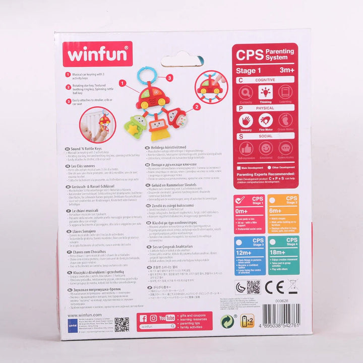 Winfun Sound and Rattle Keys at Zubaidas Best Online Baby Store in Pakistan
