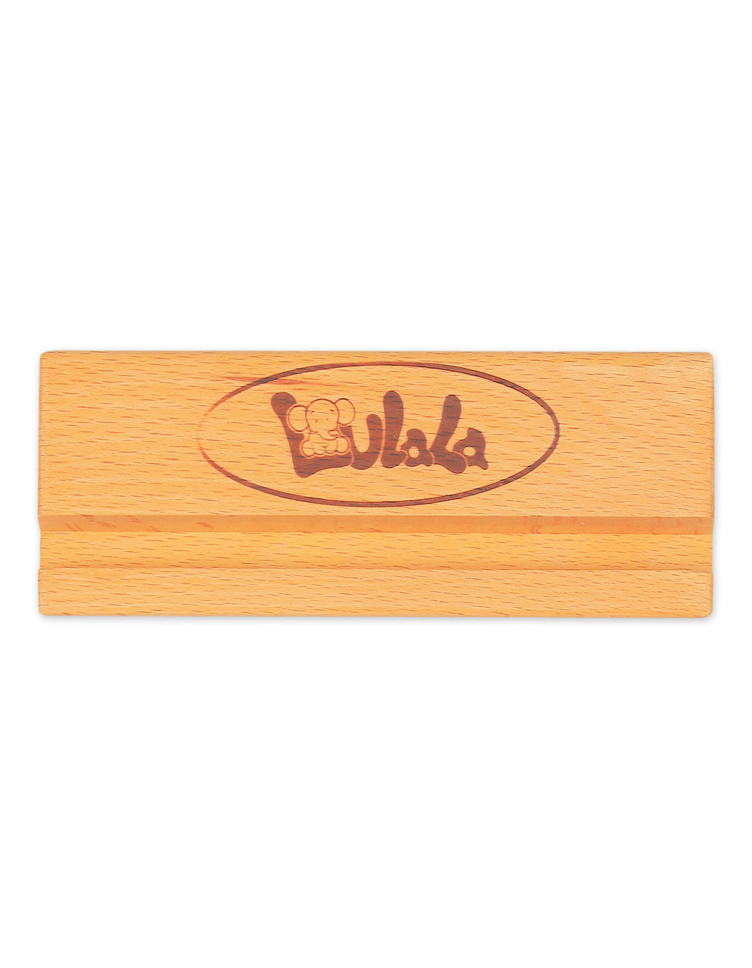 Wooden Mobile Holder Golden Tone at Zubaidas
