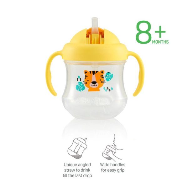 Zubaida's Pigeon Mag Mag Straw Cup Matte Yellow - D79238