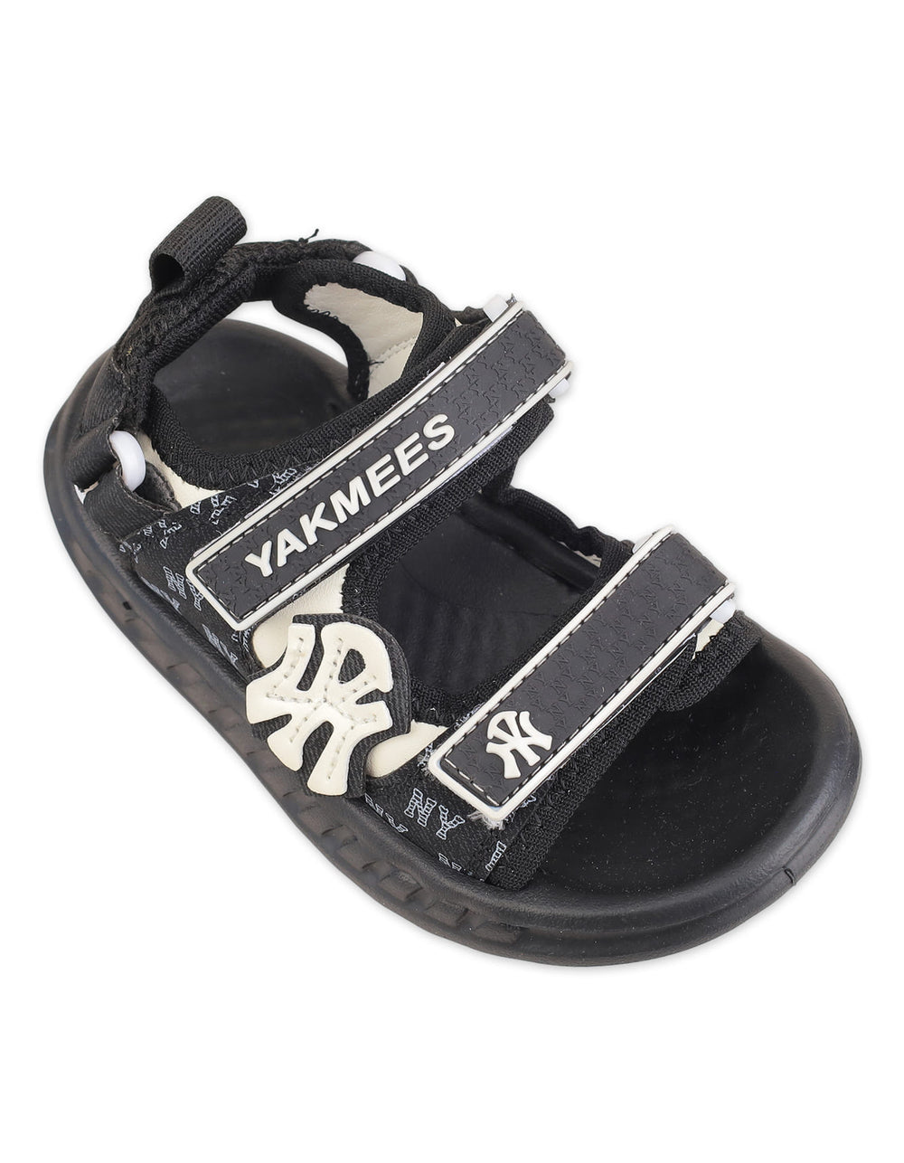 Young Boys Sporty Sandals Black and White at Zubaidas Official Pakistan